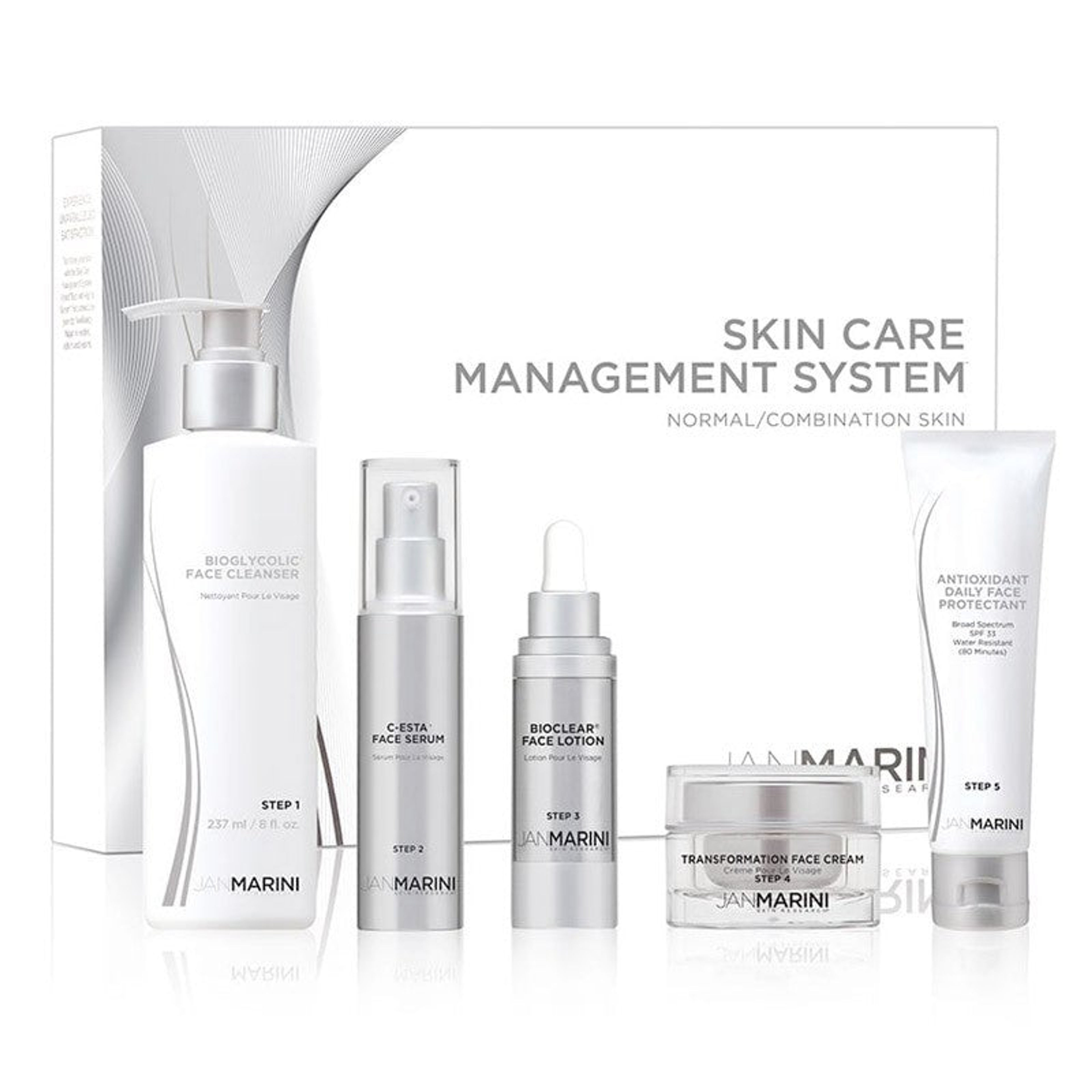  5-Step Skin Care Management System Normal / Combination Kit