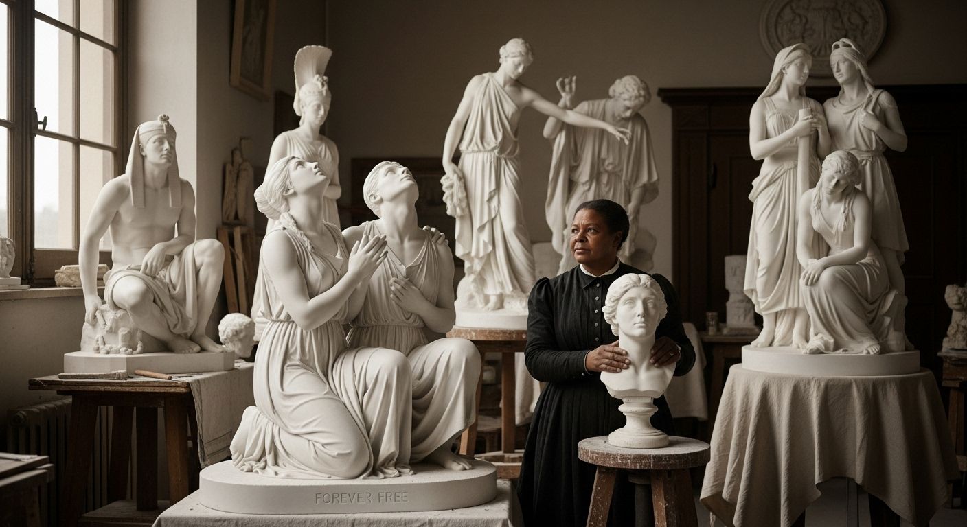 Edmonia Lewis Famous Sculptures Honor Black Liberation
