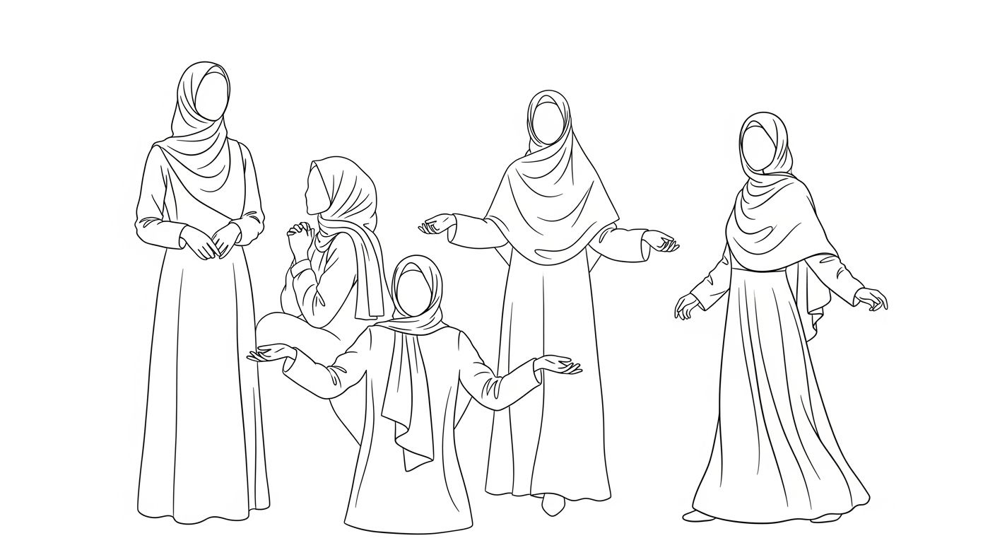 Simple Female Body Line Art Highlights Graceful Curves