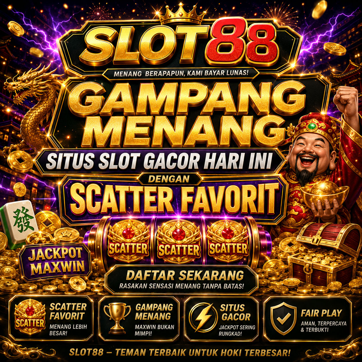 Slot88 Gampang Menang ❖ Situs Slot Gacor Hari Ini dengan Scatter Favorit