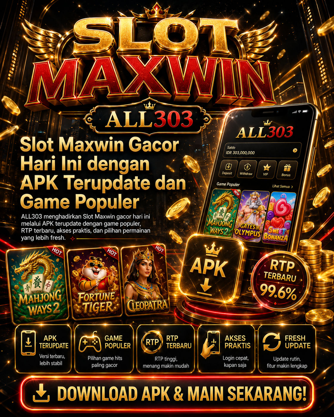 Slot Maxwin Gacor Hari Ini dengan APK Terupdate dan Game Populer