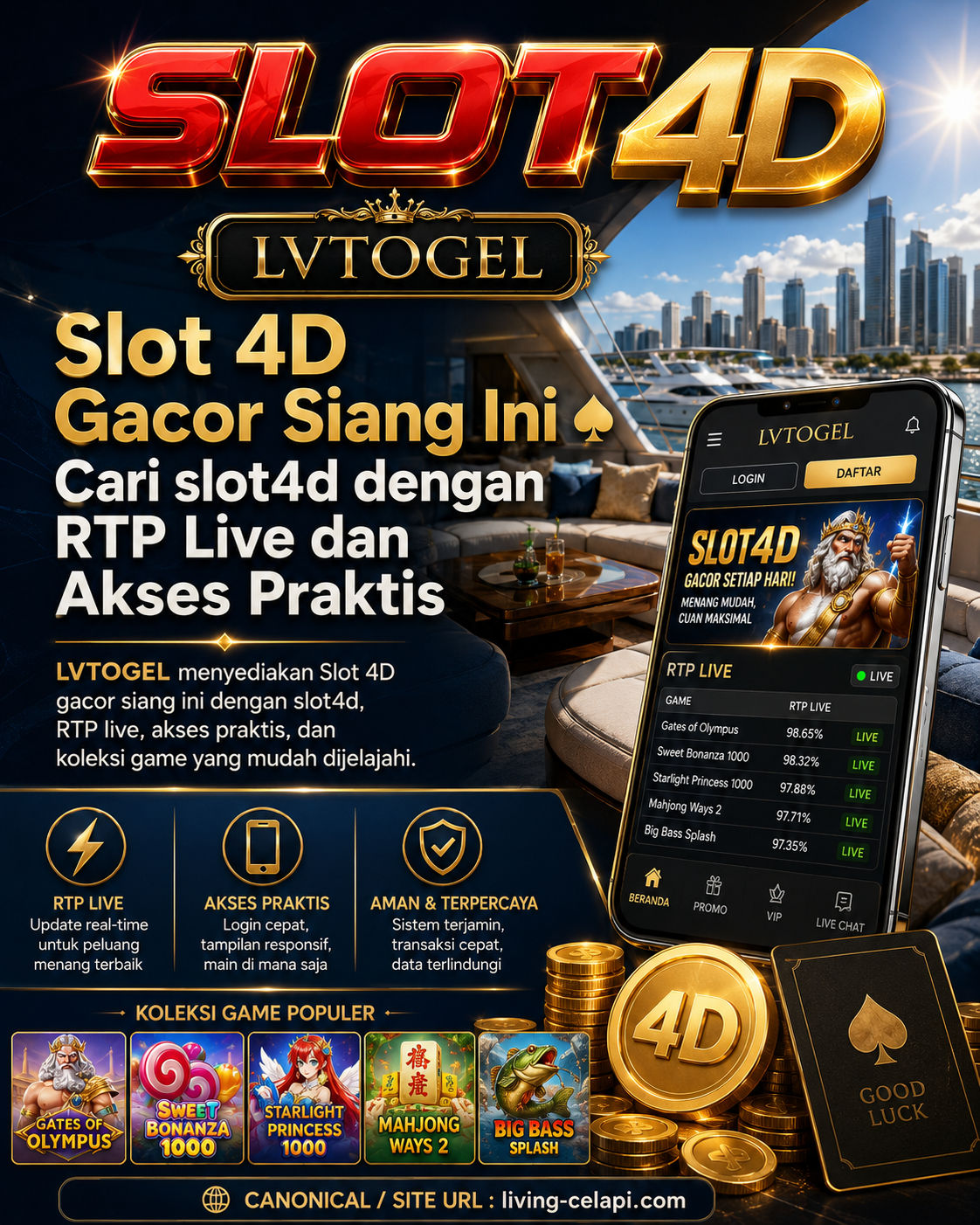 Slot 4D Gacor Siang Ini ♠ Cari slot4d dengan RTP Live dan Akses Praktis