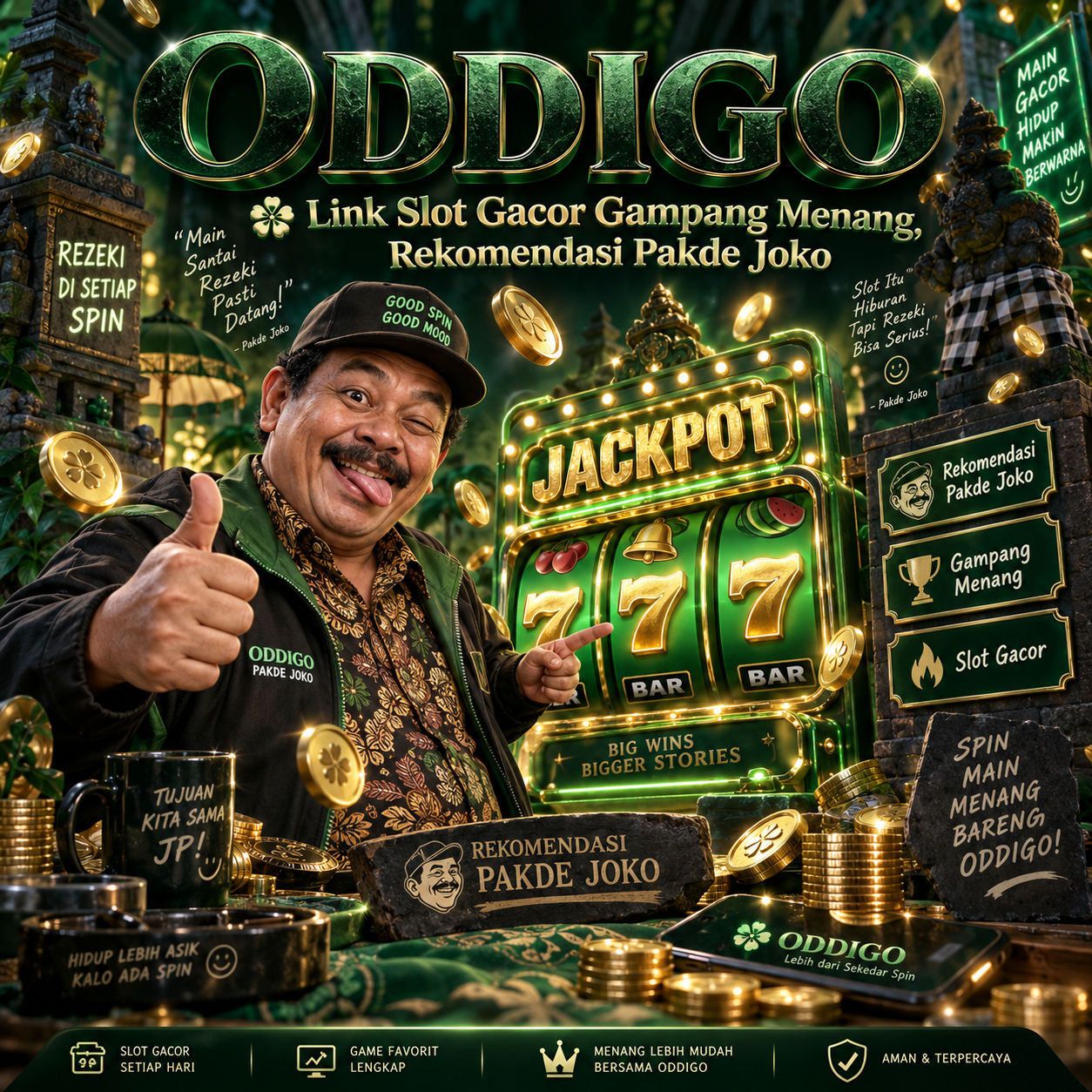 ODDIGO ❀ Link Slot Gacor Gampang Menang, Rekomendasi Pakde Joko