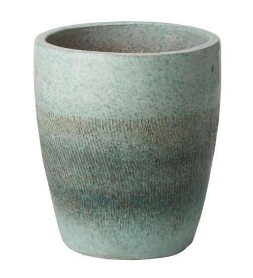 Coastal Splash Ceramic Round Planter — view 1