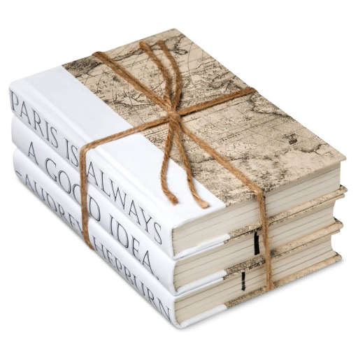 Hepburn Quote Decorative Book Set of Three — view 1