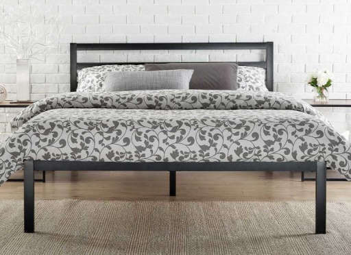 Mia Modern Studio Platform 1500H Metal Bed Frame — view 1