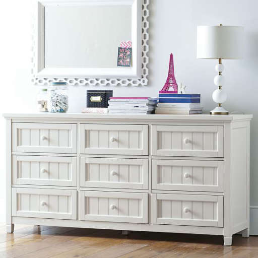 Beadboard 9 Drawer Dresser — view 1