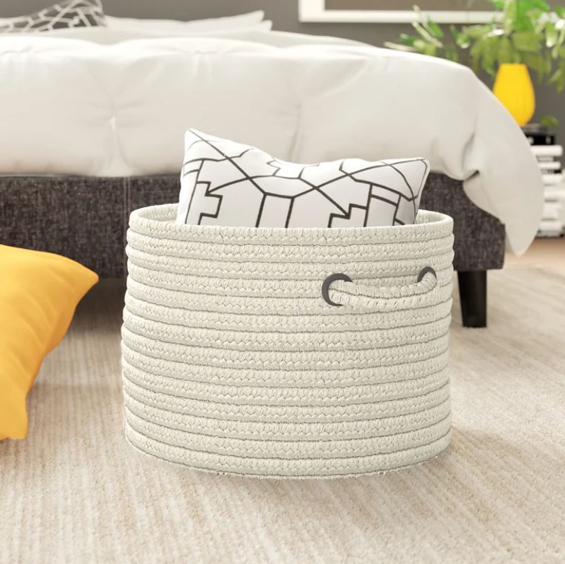 Braided Fabric Basket thumbnail 2
