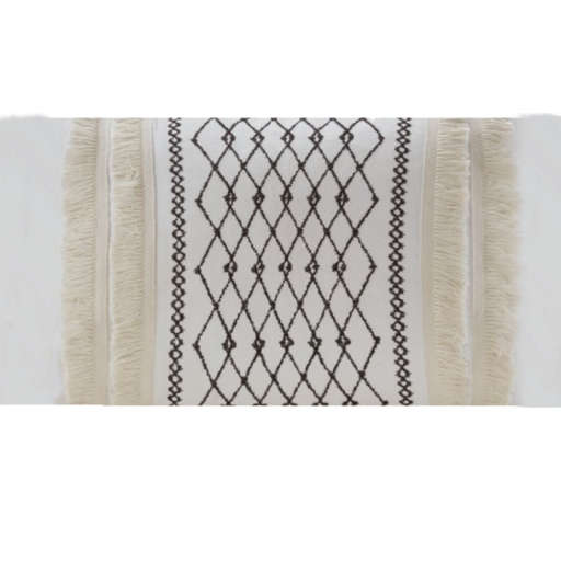 Kulick Embroidered Oblong Cotton Throw Pillow — view 1