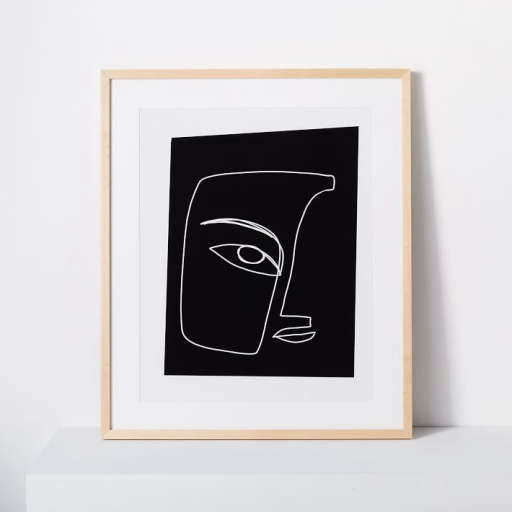 Kate Arends Framed Print - Portrait - White — view 1