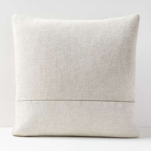 Cotton Canvas Pillow Cover - White — view 1