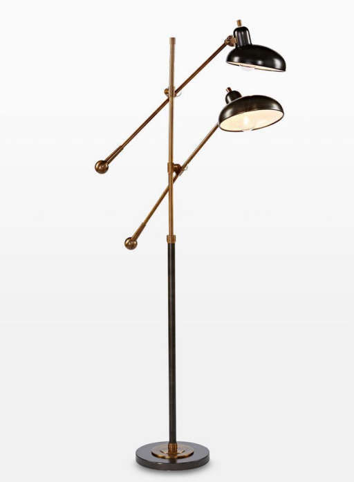Bruno Double-Arm Floor Lamp — view 1