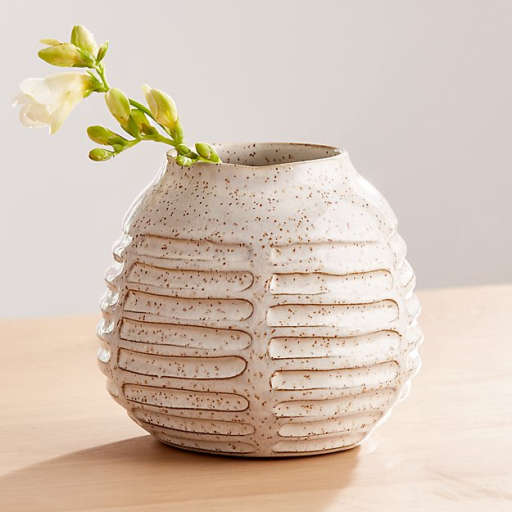 Mara Cream Vase Small — view 1