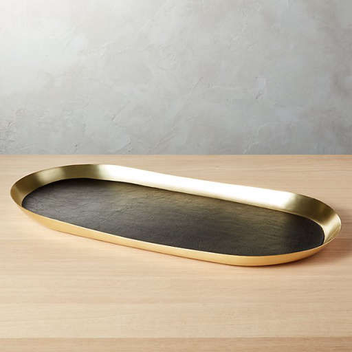 JAX LEATHER BAR TRAY — view 1
