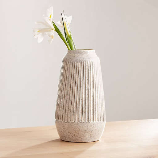 Mara Cream Vase Large — view 1
