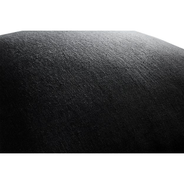 Linon Black Pillow With Insert-20"x20" thumbnail 3