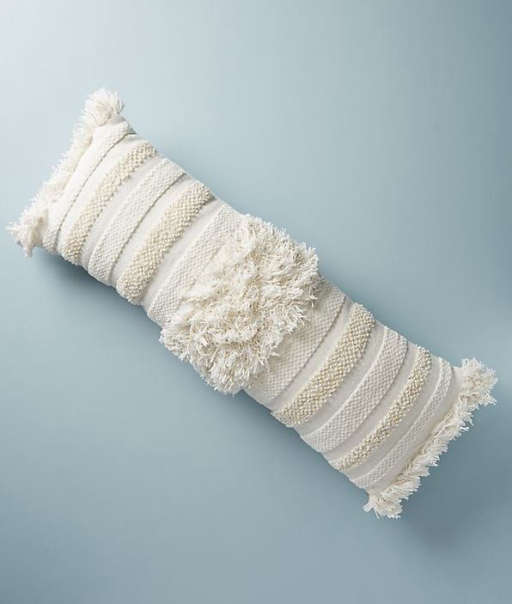 Textured Indira Pillow With Insert-14"x40" — view 1
