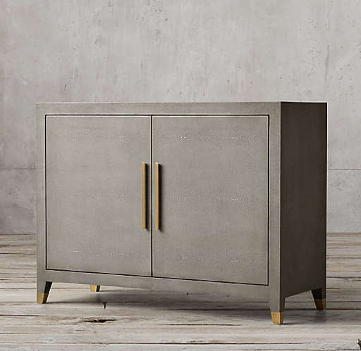 Graydon Shagreen Panel Double-Door Sideboard — view 1