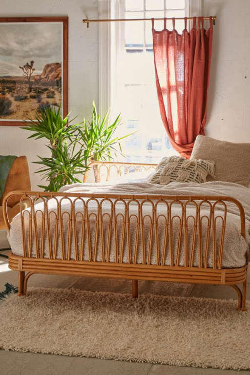 Canoga Rattan Bed-Queen — view 1