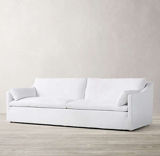 Cloud Slope Arm Two-Seat Cushion Sofa — view 1