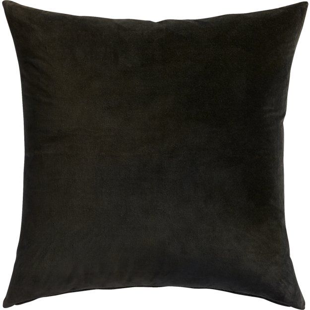 Leisure Black Pillow With Insert-23"x23" thumbnail 2