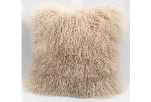 Accent Pillow-Mongolian Lambs Wool Taupe 18X18 — view 1
