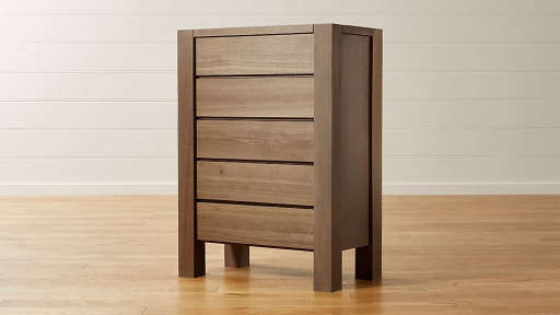 Big Sur Smoke 5-Drawer Chest — view 1