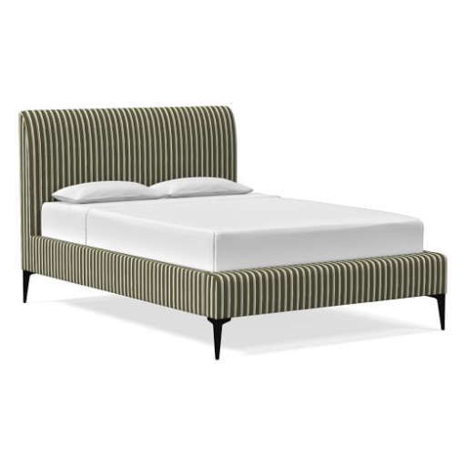 Andes Deco Upholstered Bed - Prints_queen — view 1