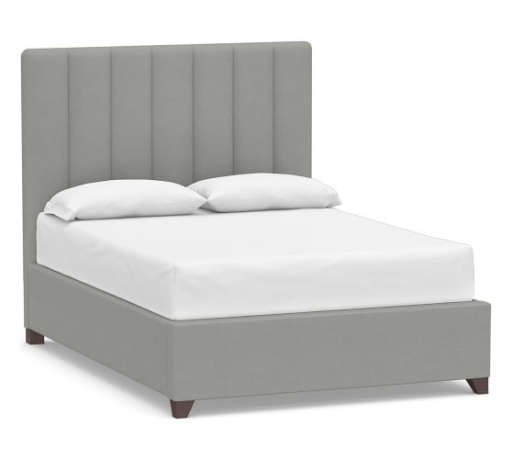 Kira Channel Tufted Upholstered Bed — view 1