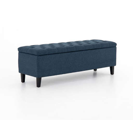 Jay Tufted Storage Bench — view 1