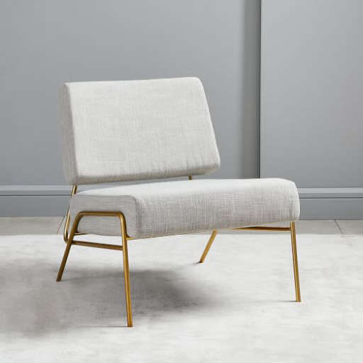 Wire Frame Slipper Chair — view 1