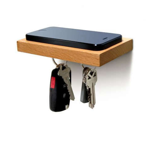 ILOVEHANDLES Plank Floating Shelf Small- Beech — view 1