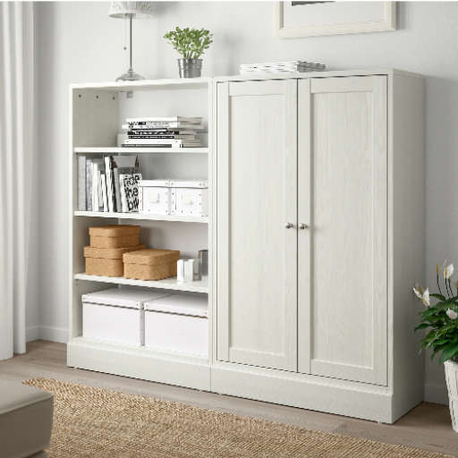 HAVSTA Storage combination, white — view 1