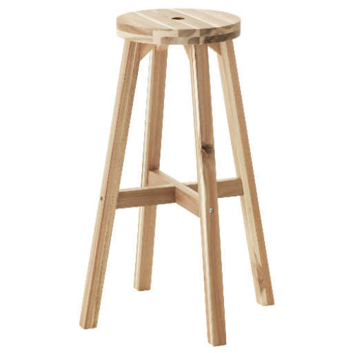 SKOGSTA Bar stool — view 1