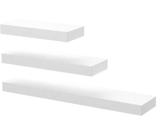 Rectangle 3 Piece Wall Shelf Set — view 1