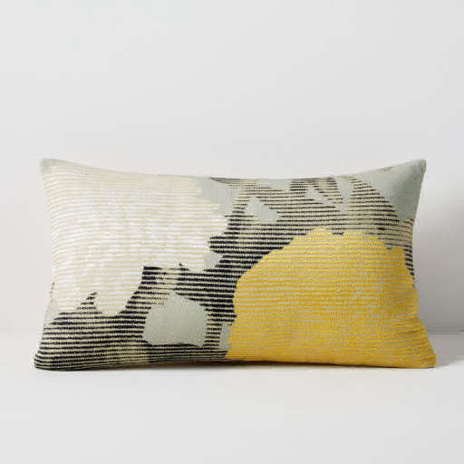 Embroidered Etched Floral Pillow Covers no insert thumbnail 2