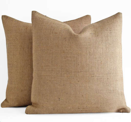 Burlap Pillow 18" — view 1