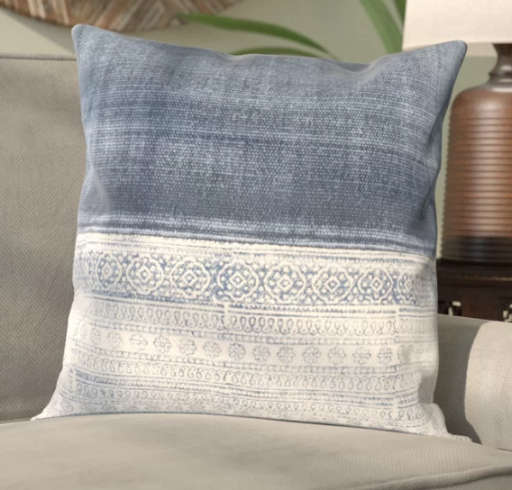 Knotts Cotton Geometric 20" Throw Pillow Cover — view 1