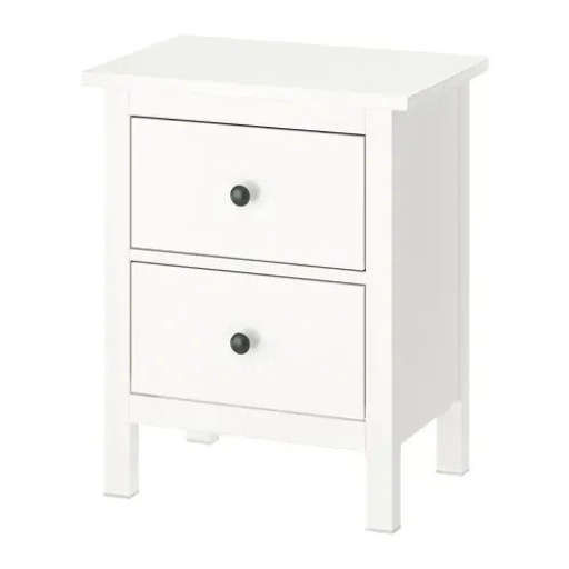 Hemnes 2-drawer chest, white — view 1
