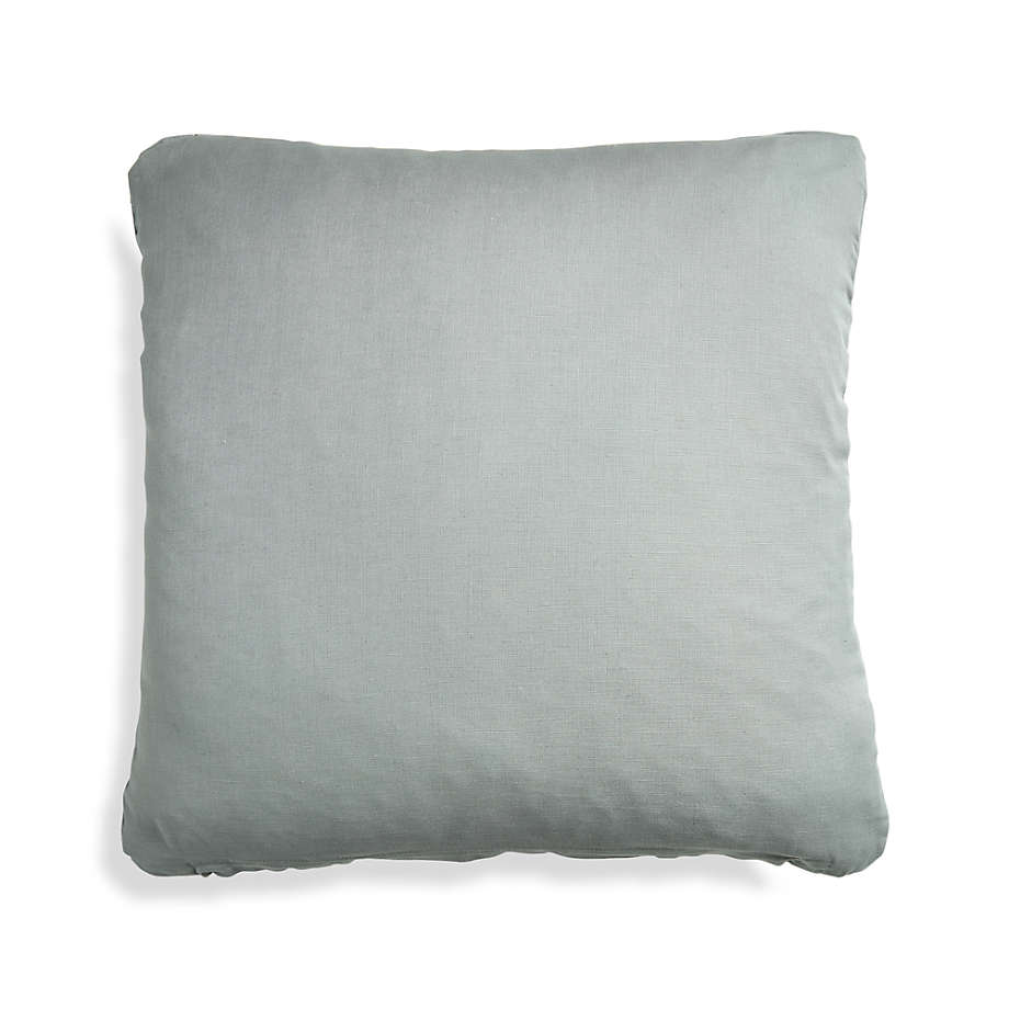 Theta Grey Linen Pillow thumbnail 2