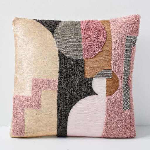 Embellished Deco Shapes Pillow Covers — view 1