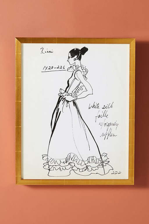 Fashion Illustration B Wall — view 1