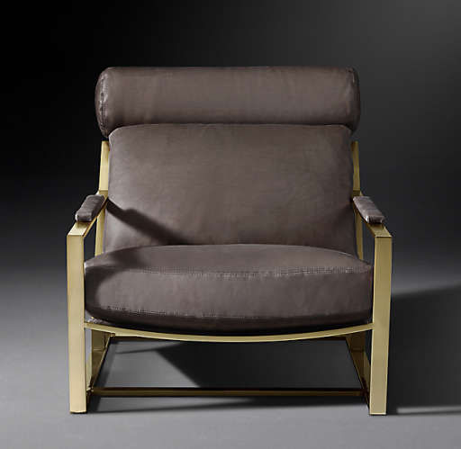 Milo Baughman Model Leather Chair — view 1
