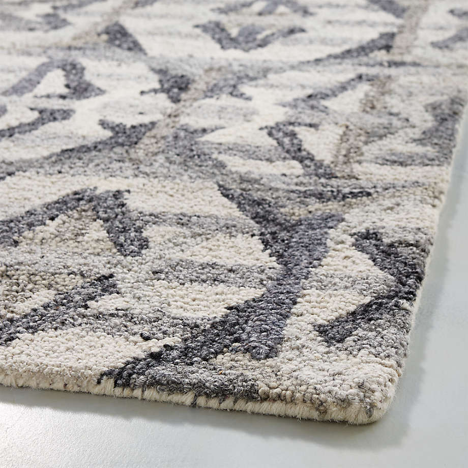 Pietro Terrazzo Grey Geometric Rug-9'x12' thumbnail 4