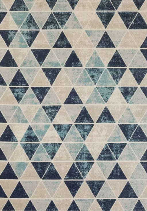 Huerta Aqua/Beige Area Rug — view 1