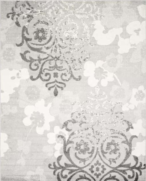 Frizzell SilverIvory Area Rug — view 1