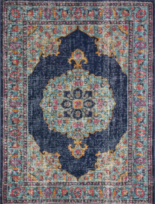 Ashburn Dark Blue Area Rug — view 1
