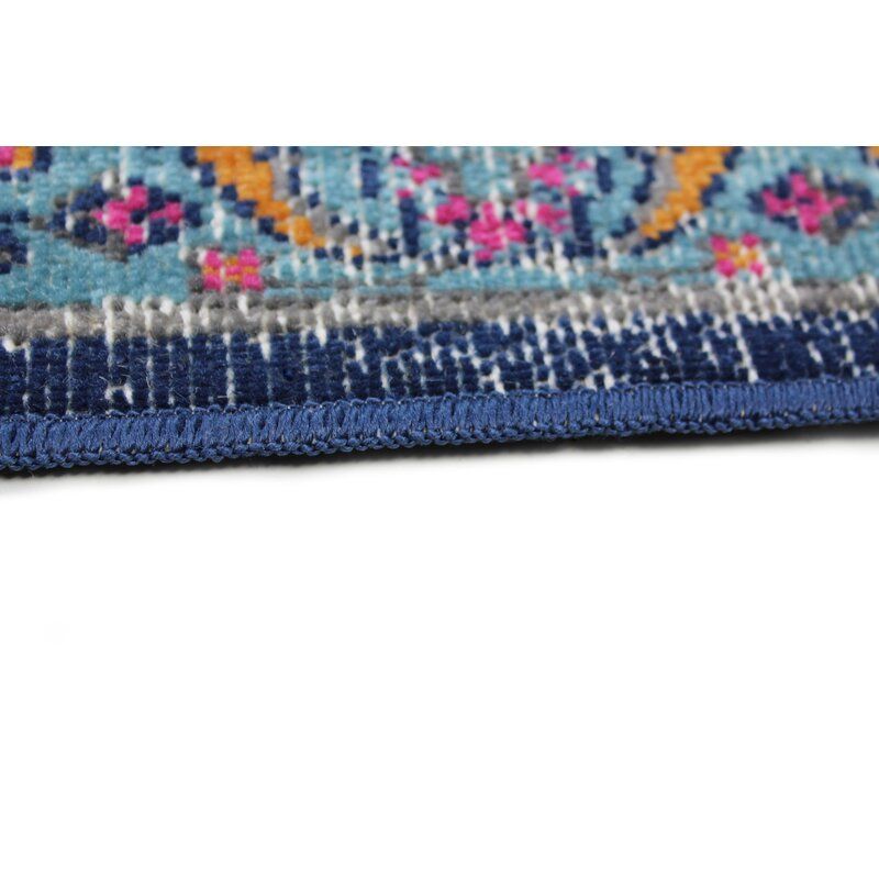 Ashburn Dark Blue Area Rug thumbnail 4