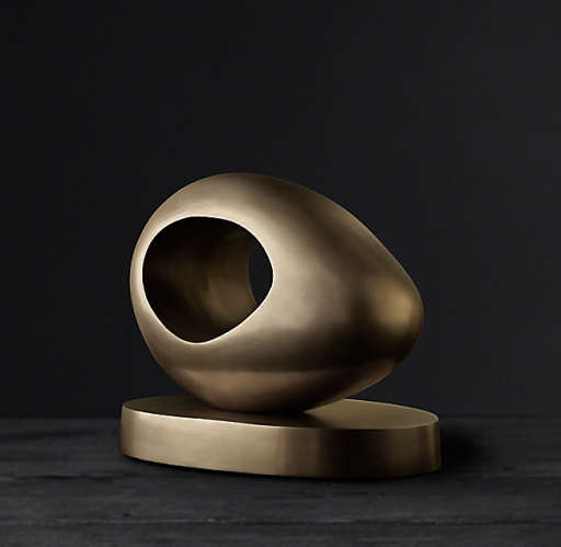 ABSTRACT SOLID BRASS SCULPTURE 2 — view 1