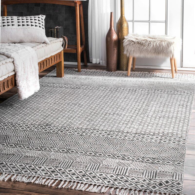 Oldtown Hand Woven Gray Area Rug thumbnail 2
